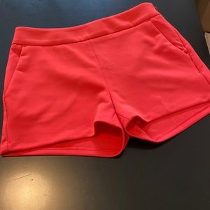Express red dress shorts
